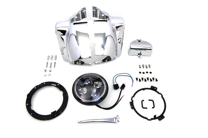 Headlamp Cowl Assembly Chrome