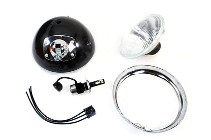 7 12 Volt LED Headlamp Black