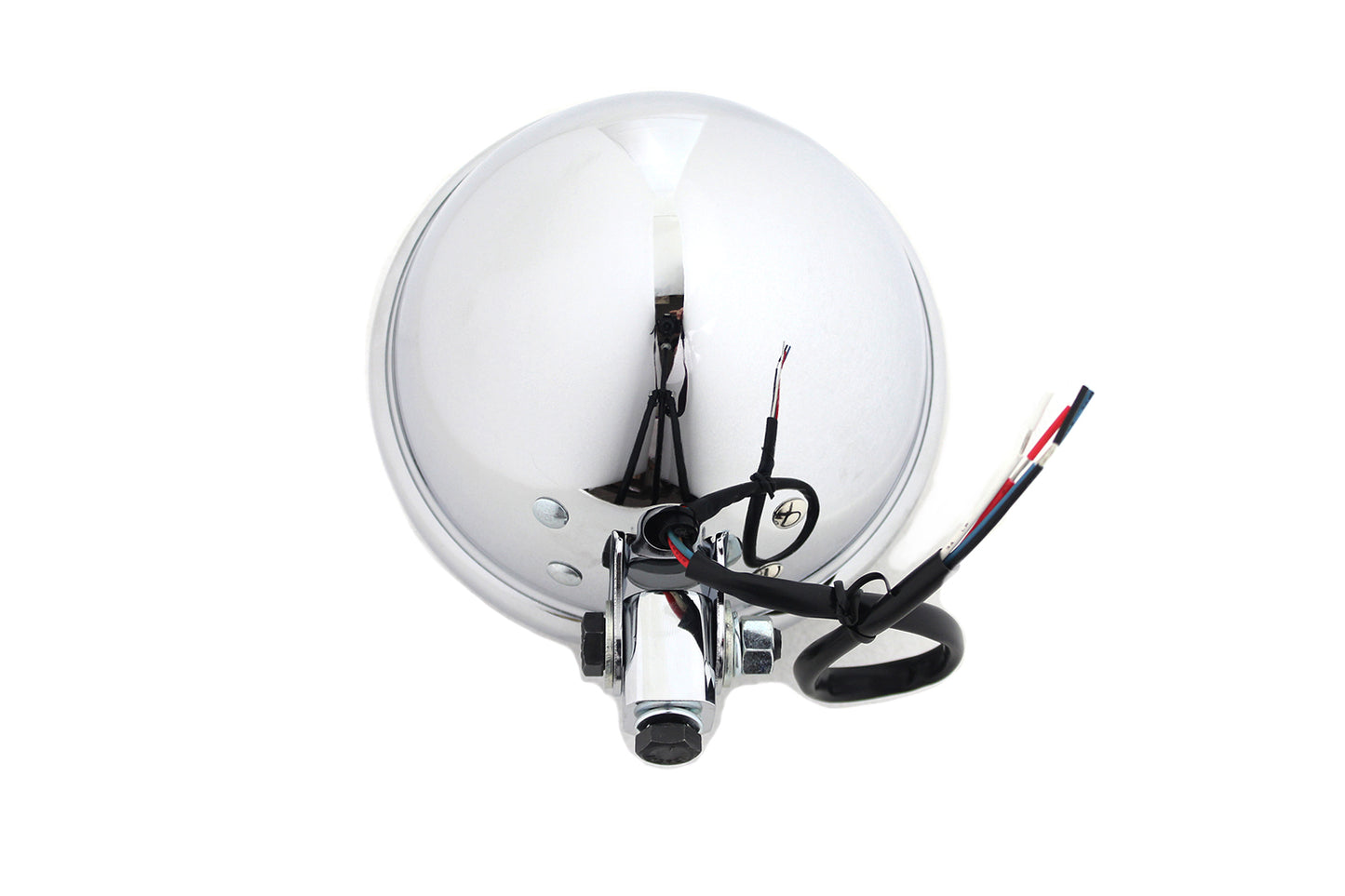 5-3/4 Bates Style LED Headlamp Chrome