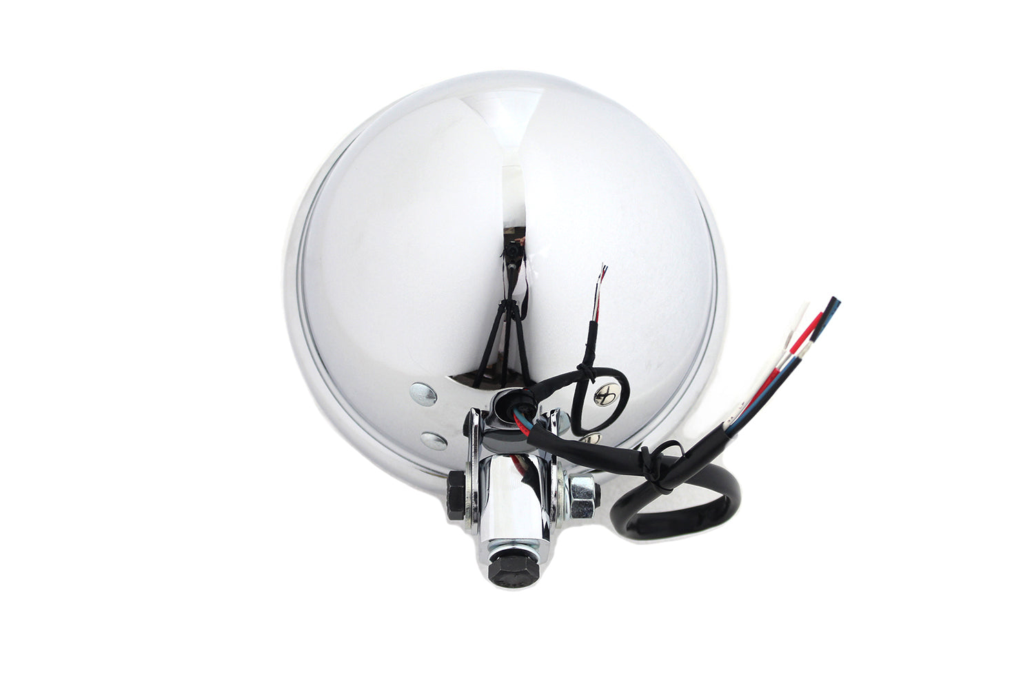 5-3/4 Bates Style LED Headlamp Chrome