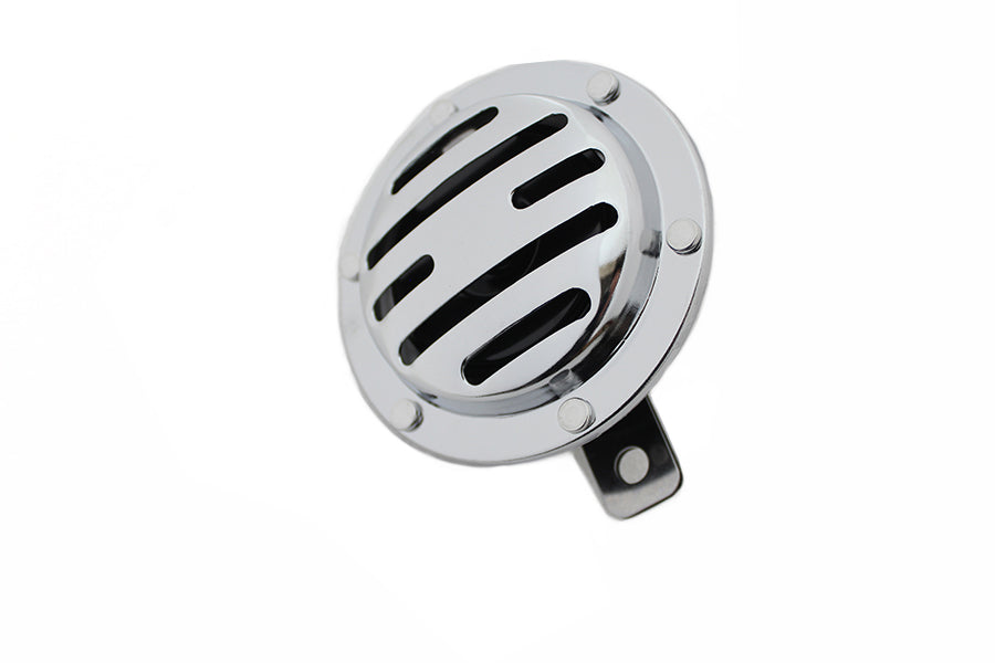 Slotted Style 12 Volt Horn Chrome