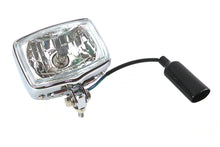 12 Volt Chopper Rectangular Headlamp Chrome