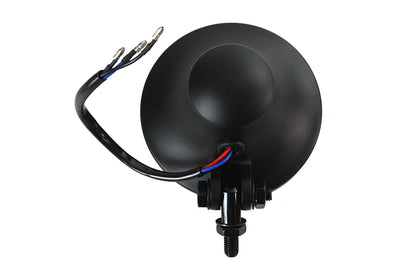 4 Retro Headlamp Black