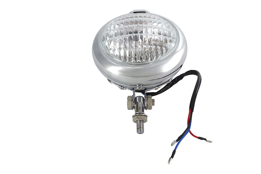 4-1/2 Bates Style Headlamp Chrome