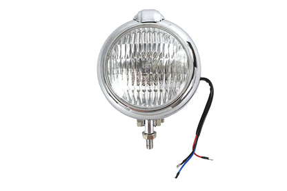 4-1/2 Bates Style Headlamp Chrome