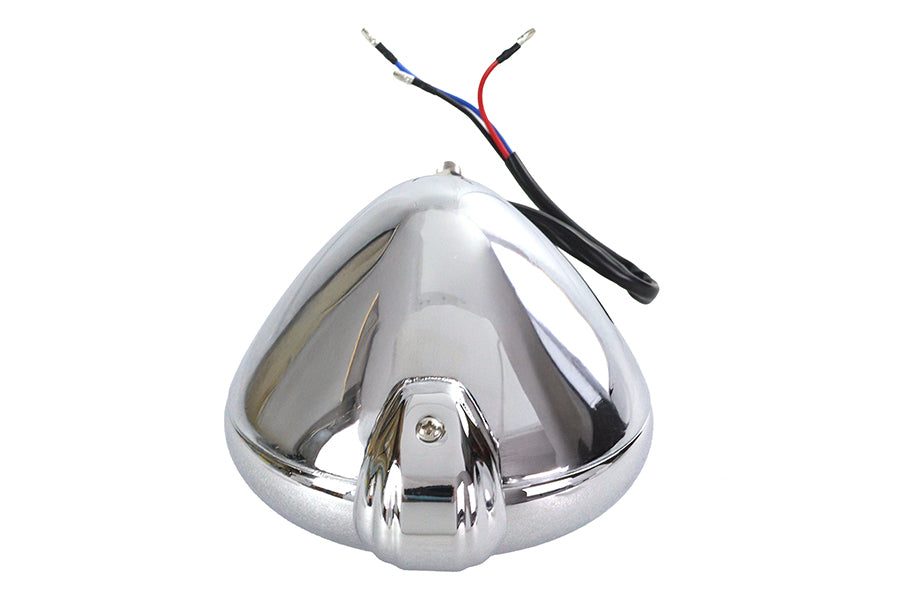 4-1/2 Bates Style Headlamp Chrome