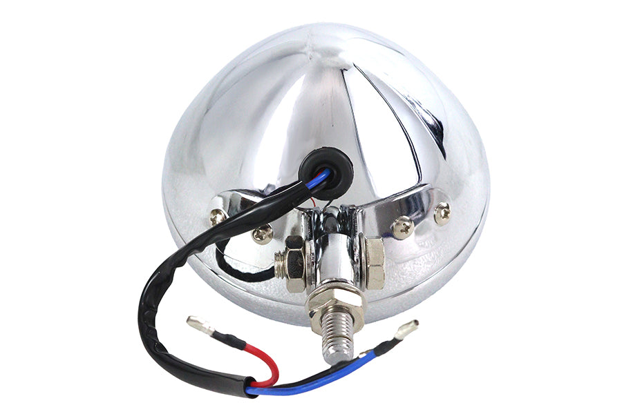 4-1/2 Bates Style Headlamp Chrome