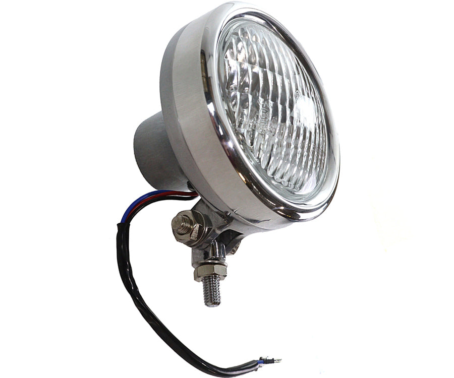 4 Retro Headlamp Polished