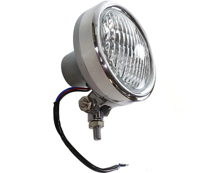 4 Retro Headlamp Polished
