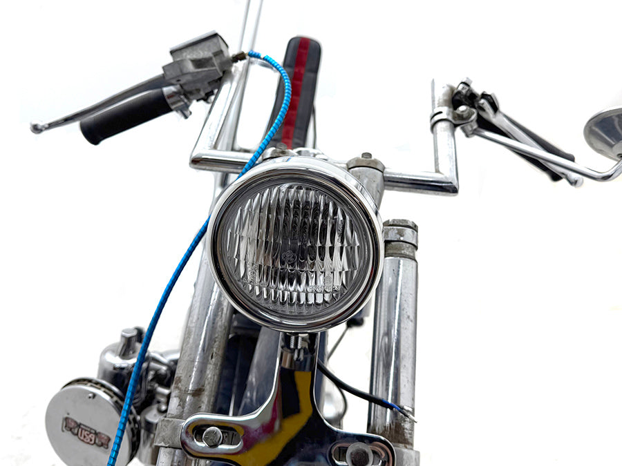 4 Retro Headlamp Polished