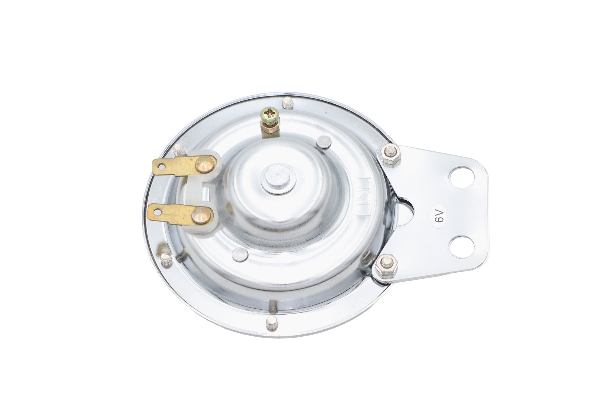 Universal Single Horn Chrome 6 Volt