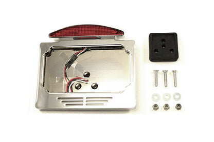 Chrome Billet Fender Mount LED Tail Lamp Slice Type