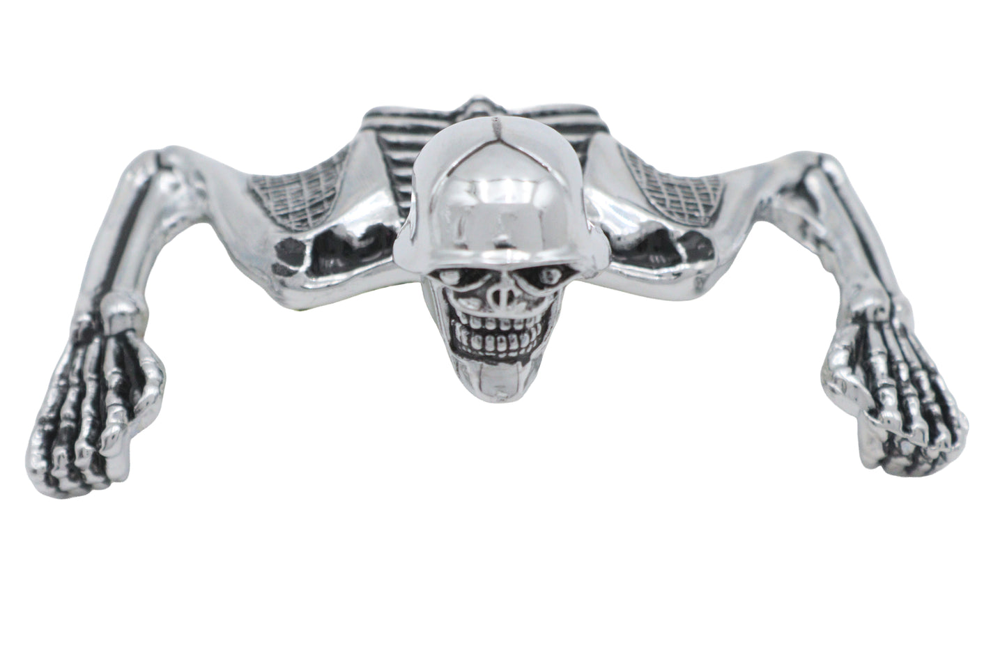 Skull Style Ornament Chrome