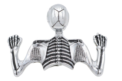 Skull Style Ornament Chrome