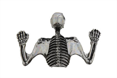 7 Headlamp Visor Ornament Skull Type Chrome