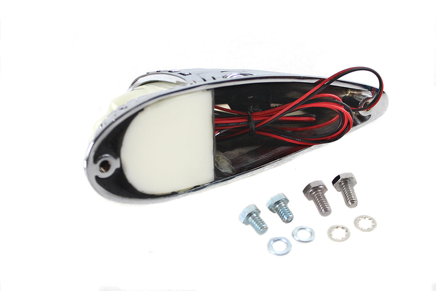 Indian Face Front Fender Lamp Chrome