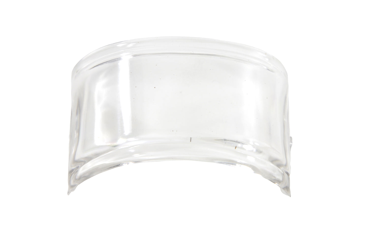 Tail Lamp Lens Top Beehive Style Plastic Clear