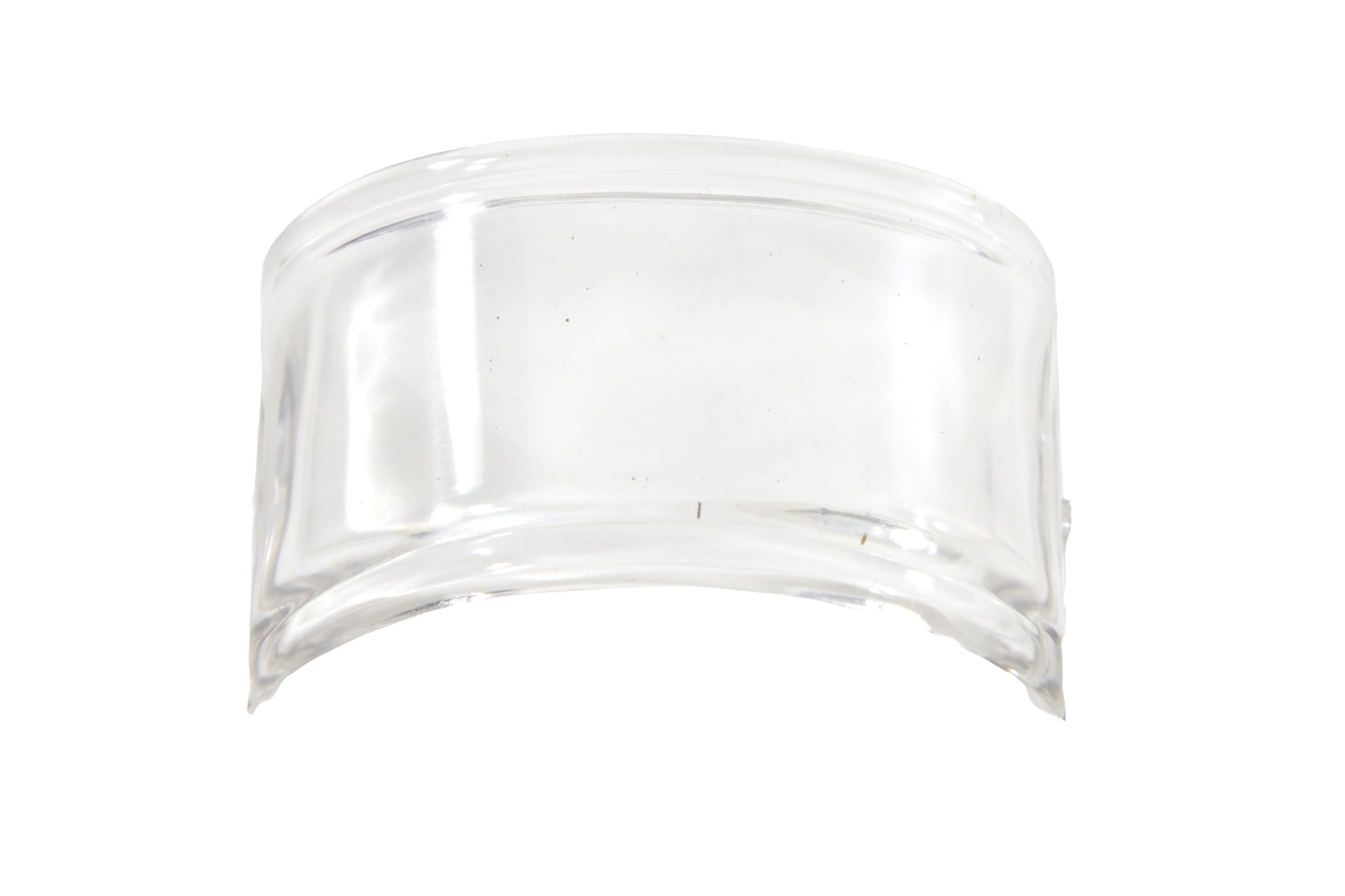 Tail Lamp Lens Top Beehive Style Plastic Clear