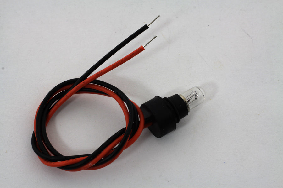 Indicator Lamp Socket for Speedometer and Tachometer Black