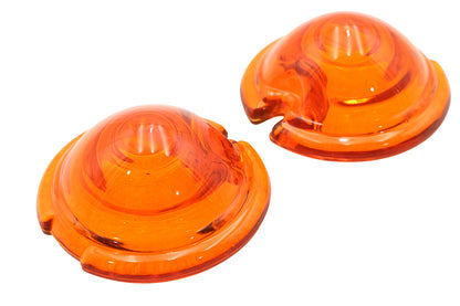 Replica Marker Lamp Lens Glass Bullet Style Amber