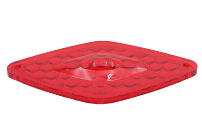 Tail Lamp Lens Only Diamond Style Red