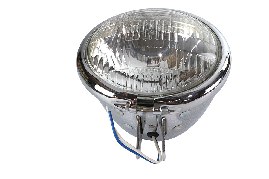5-3/4 Round Headlamp Teardrop Style