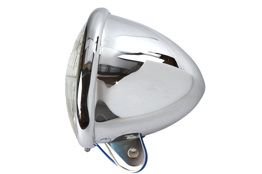 5-3/4 Round Headlamp Teardrop Style