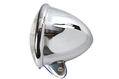 5-3/4 Round Headlamp Teardrop Style