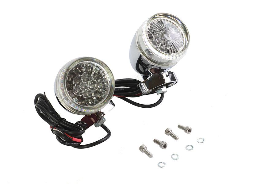 Bullet Turn Signal Set with FL Mount