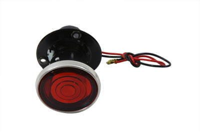 Replica P&H 2 Round Tail Lamp with Bulb Black