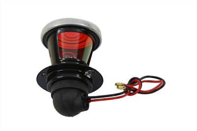 Replica P&H 2 Round Tail Lamp with Bulb Black