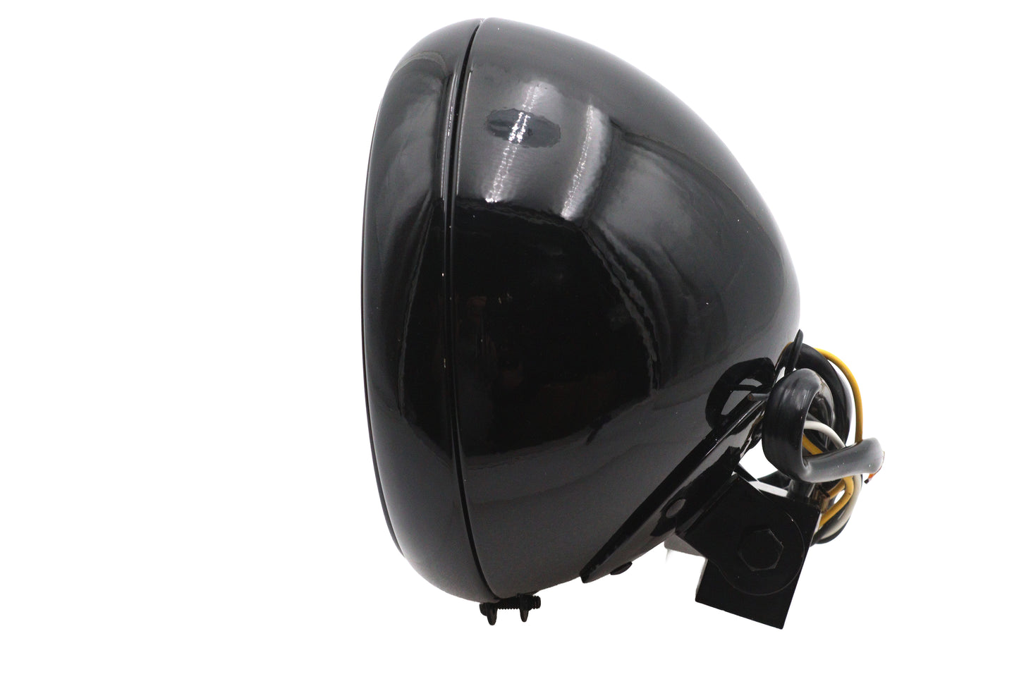 7 Headlamp Assembly H-4 Type Black