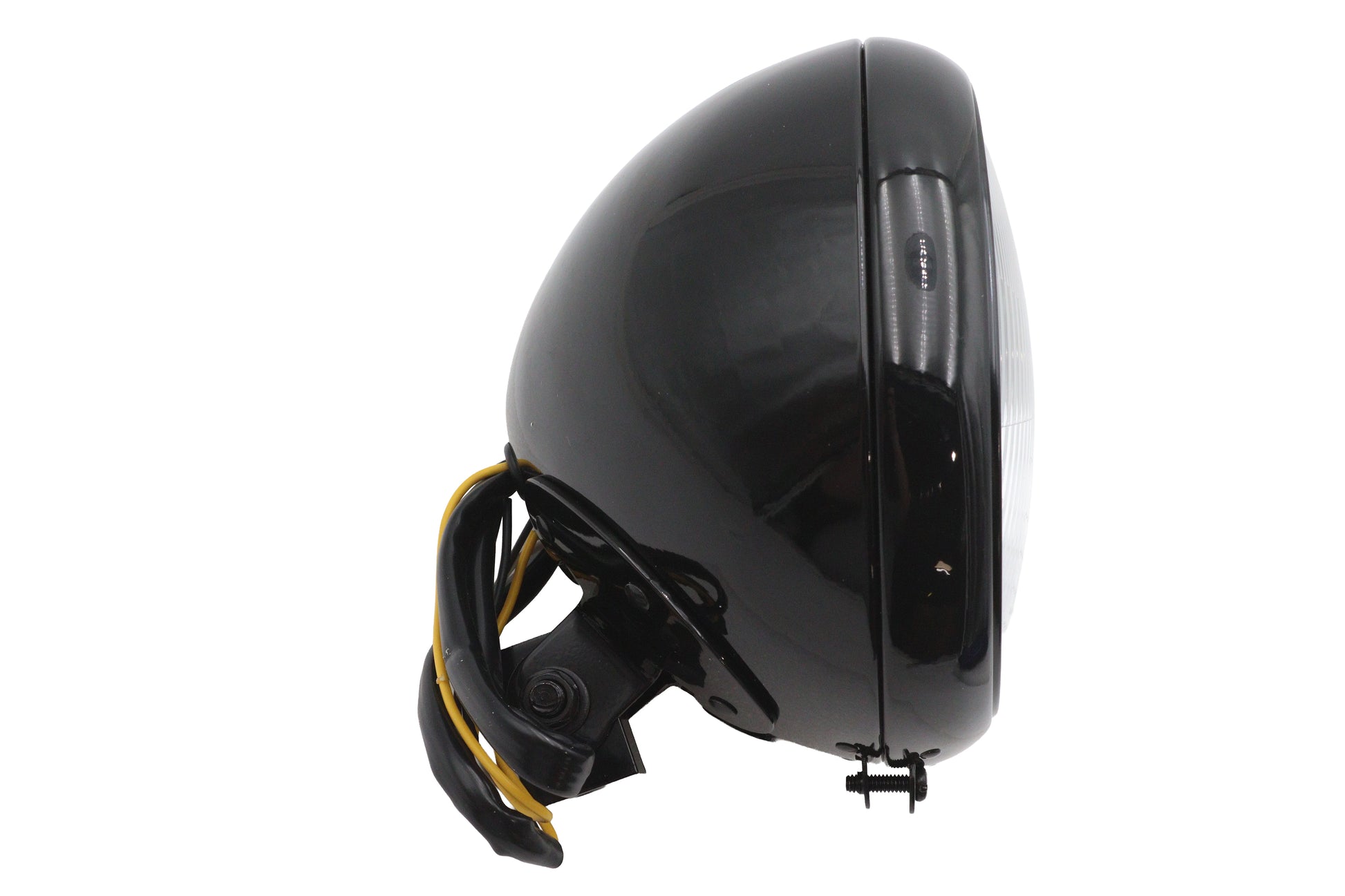 7 Headlamp Assembly H-4 Type Black