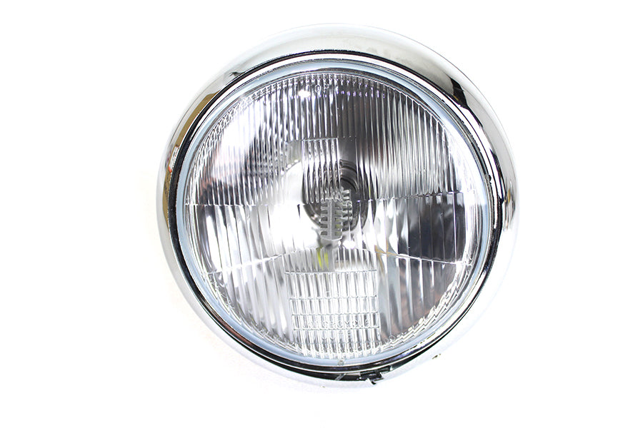 7 6 Volt LED Glide Headlamp Chrome