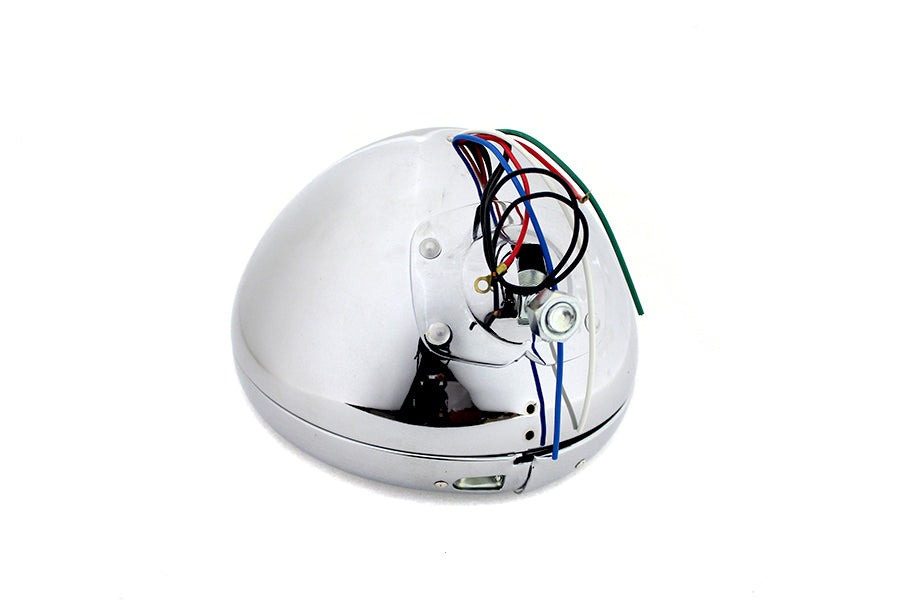 7 6 Volt LED Glide Headlamp Chrome