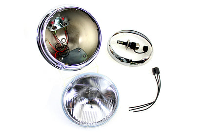 7 12 Volt LED Glide Headlamp Chrome