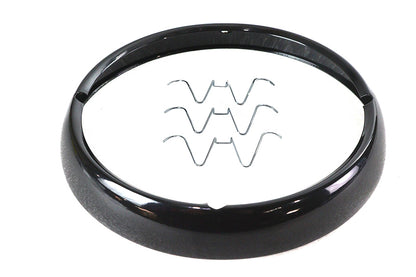 Outer Headlamp Trim Rim Black