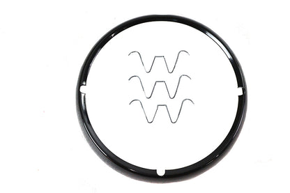 Outer Headlamp Trim Rim Black