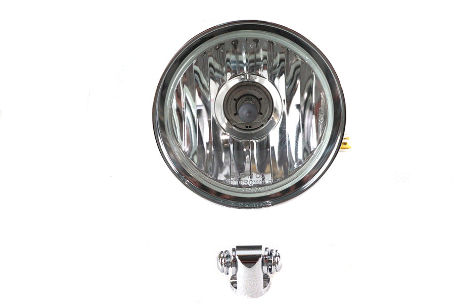 Factory Sample 5-3/4 Chrome Rocket Style Headlamp