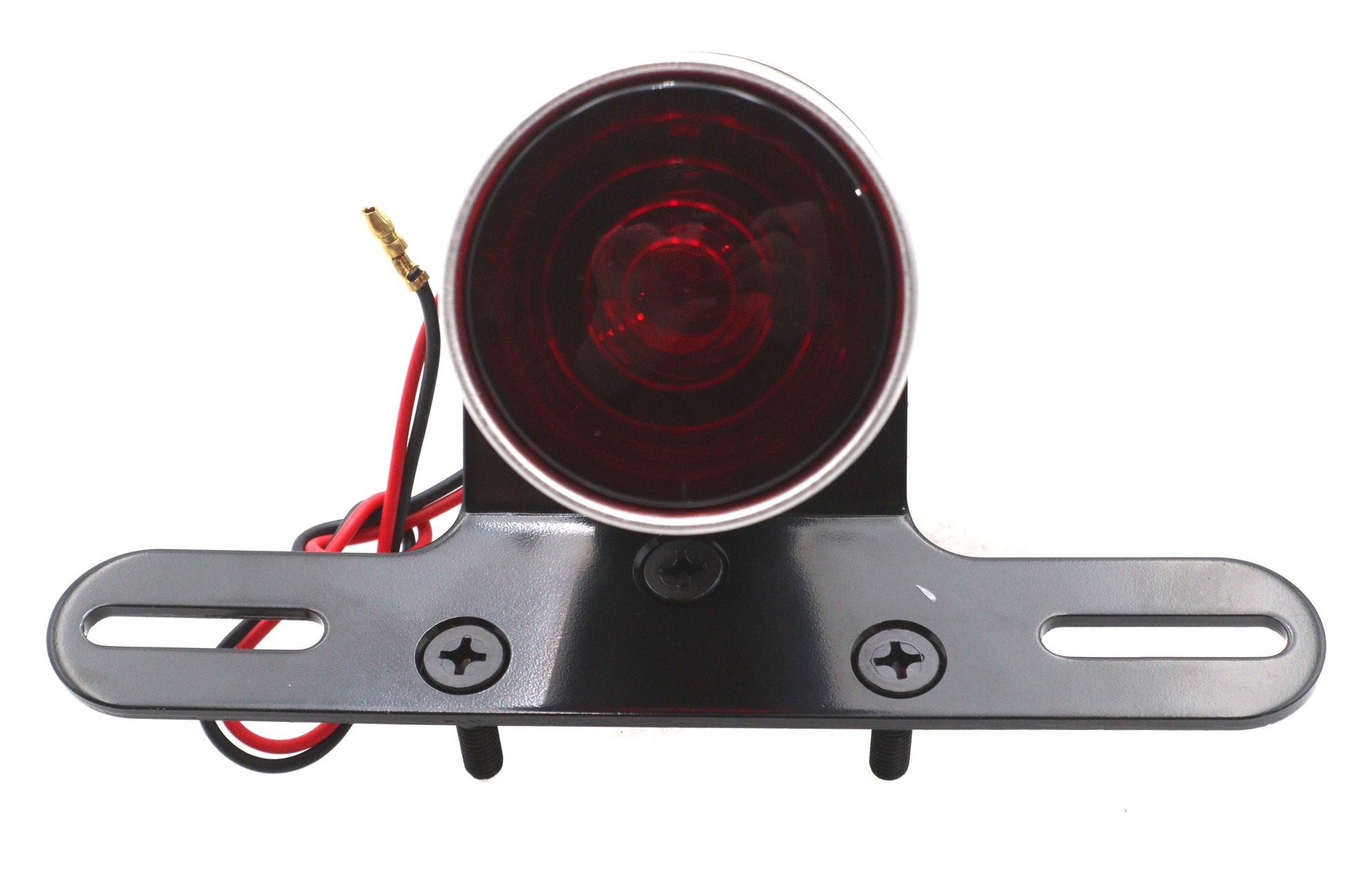 2 Round Vintage Tail Lamp Black