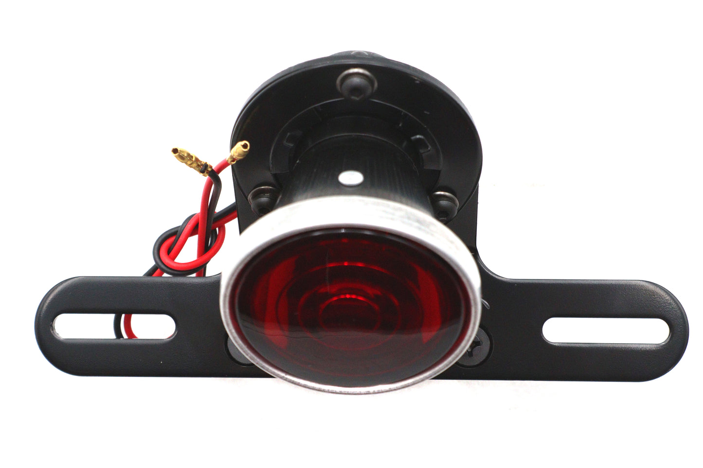 2 Round Vintage Tail Lamp Black
