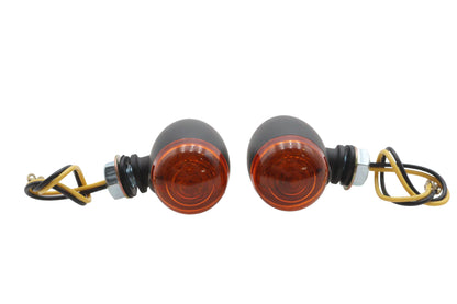 Mini LED Bullet Amber Lens Marker Lamp Set
