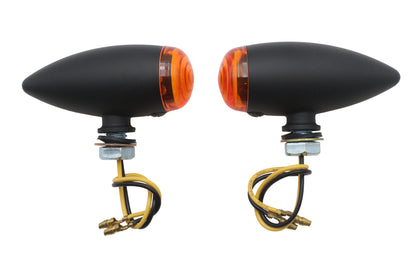 Mini LED Bullet Amber Lens Marker Lamp Set