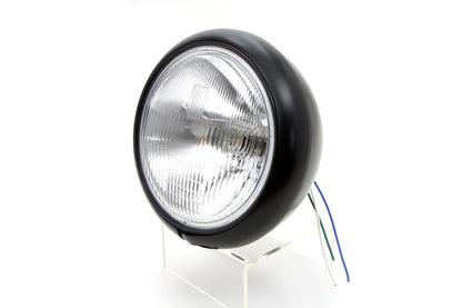 7 Headlamp Assembly H-4 Type Black