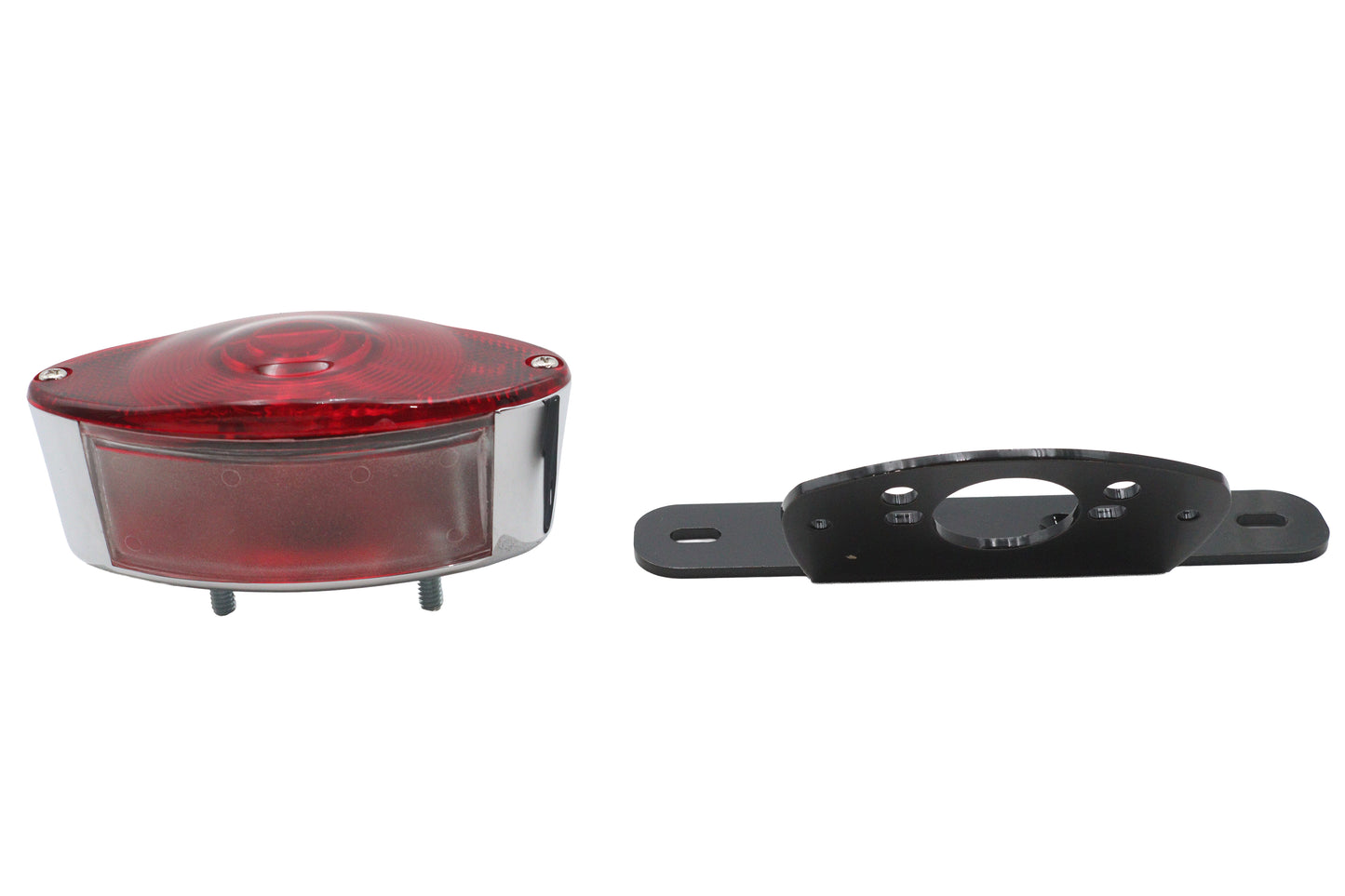 Fender Mount Tail Lamp Oval LED Black
