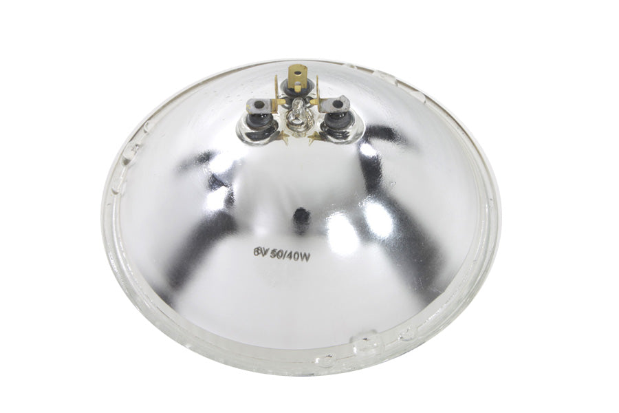 7 Round 6 Volt Headlamp Sealed Beam Bulb