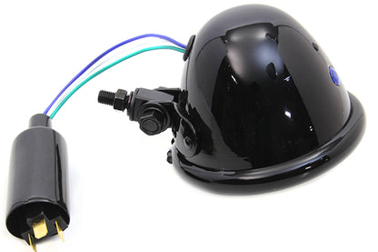 4-1/2 Round Headlamp Black