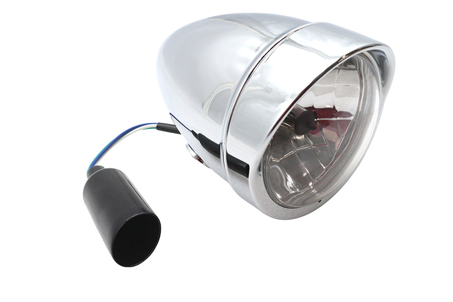 4-1/2 Bullet Headlamp Chrome