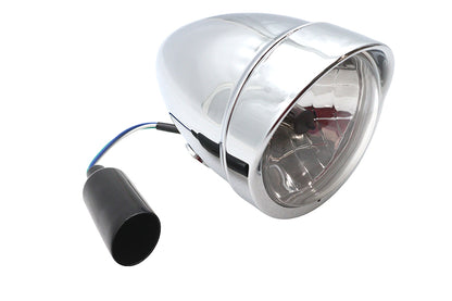 4-1/2 Bullet Headlamp Chrome