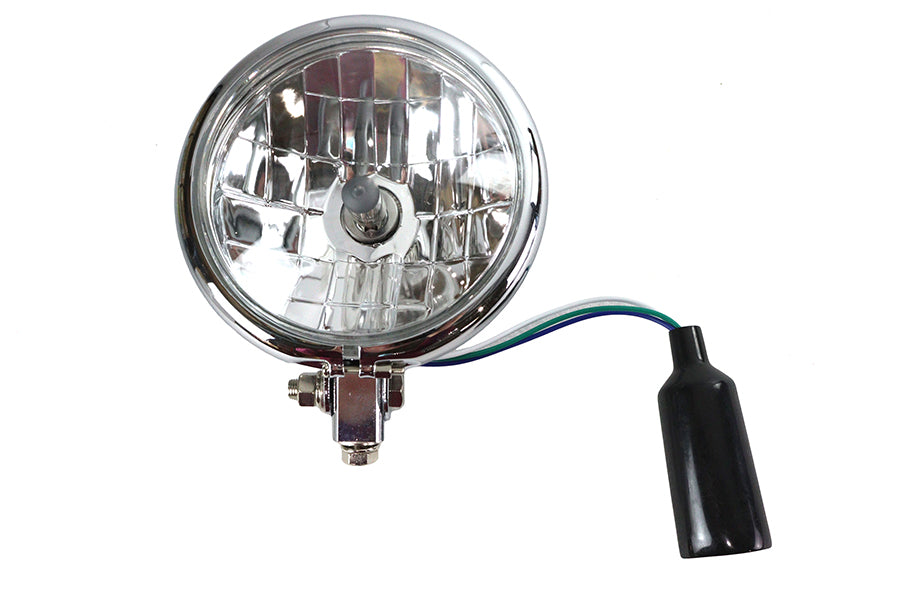 5-3/4 Round Headlamp Chrome